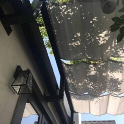 slide on wire retractable awnings for patio - custom awnings - custom awnings near me - custom awnings for decks - custom awnings for business - custom door awnings near me - spear awnings - aluminum awnings - dome awnings