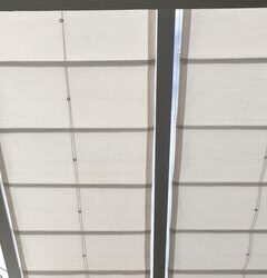 garden with white awning - custom awnings - custom awnings near me - custom awnings for decks - custom awnings for business - custom door awnings near me - spear awnings - aluminum awnings - dome awnings