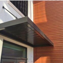 house with aluminium awning - custom awnings - custom awnings near me - custom awnings for decks - custom awnings for business - custom door awnings near me - spear awnings - aluminium awnings - dome awnings