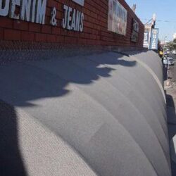stores with black dome awnings - custom awnings - custom awnings near me - custom awnings for decks - custom awnings for business - custom door awnings near me - spear awnings - aluminum awnings - dome awnings